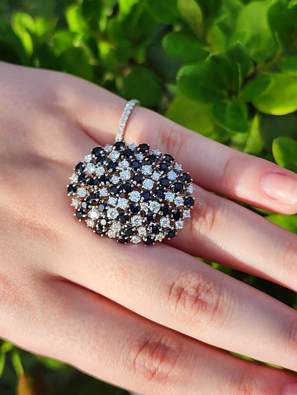 $14,500 Roberto Coin Fantasia 18k Oval Diamond Ring